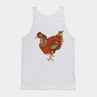 Chicken in a jumper Tank Top